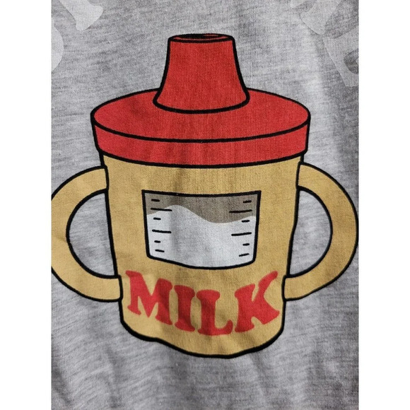 Give Me Milk - Toddler Crew Neck Short Sleeve T-shirt NEW! 18M, 2T, 3T, 4T, 5T - Picture 3 of 6